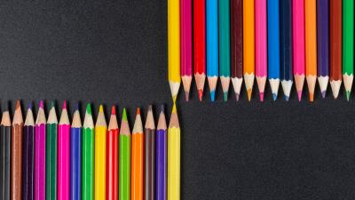 Pencils colorful sharp 4k wallpaper