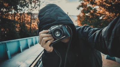 Photographer camera selfie 4k wallpaper