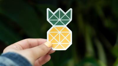 Pineapple figurine plastic 4k wallpaper