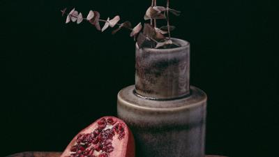 Pomegranate fruit plant 4k wallpaper