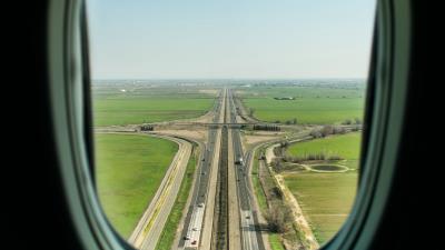 Porthole road window 4k wallpaper
