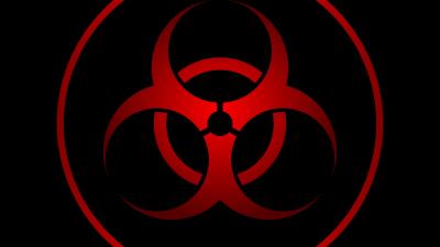 Radiation sign symbol 4k wallpaper