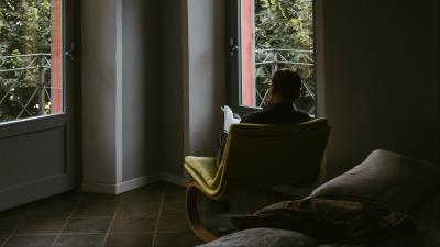 Reading rest room 4k wallpaper