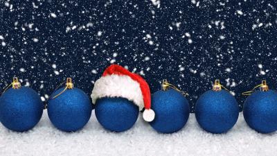 Santa Hat Christmas Ultra HD 8k wallpaper