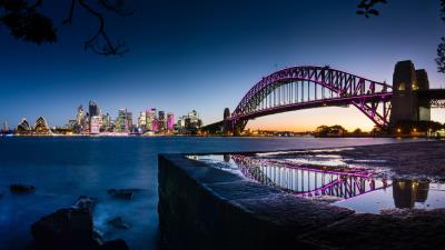 Sydney Harbour Bridge 8k wallpaper