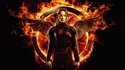 The hunger games mockingjay part 1 jennifer lawrence 8k wallpaper