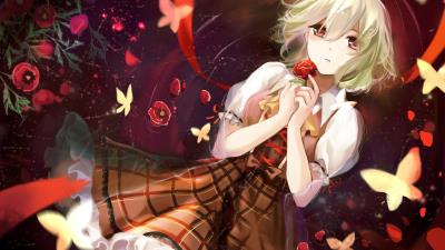 Yuuka kazami touhou 8k wallpaper