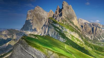 Alps Italy Mountain Peak Rock 8k wallpaper