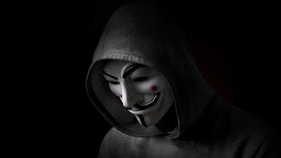 Anonymus hacker in hoodie 8k wallpaper
