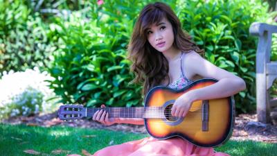 Beautiful oriental woman image 8k wallpaper