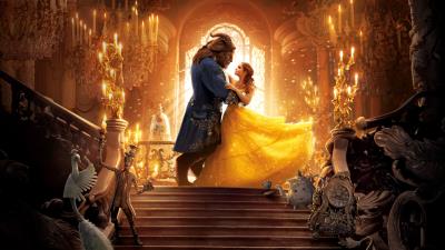 Beauty and the beast movie 8k wallpaper