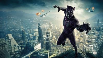 Black panther image 8k wallpaper