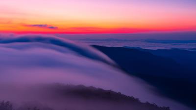 Blue Ridge Mountains North Carolina 8k wallpaper