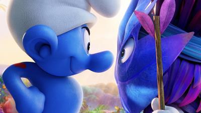 Clumsy smurf smurfs the lost village animation 2017 8k wallpaper