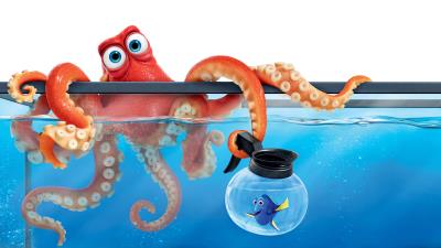 Finding dory hank octopus 8k wallpaper