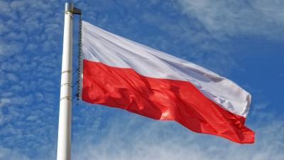 Flag of Poland 8k wallpaper