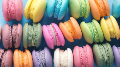 Food Macaron 8k wallpaper