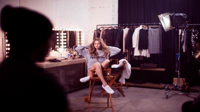 Gigi hadid reebok classic campaign 8k wallpaper