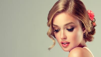 Girl Hair Makeup Model 8k wallpaper