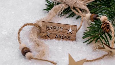 Happy Xmas 8k wallpaper