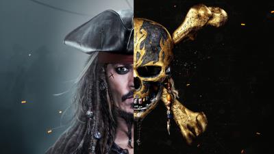 Jack sparrow pirates of the caribbean salazars revenge 8k wallpaper
