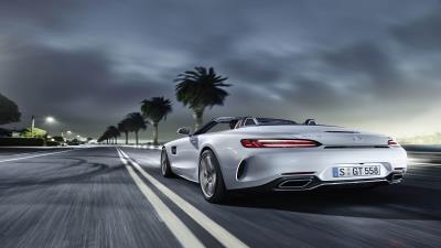 Mercedes amg gt c roadster 8k wallpaper
