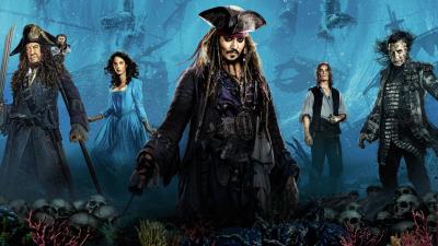 Pirates of the caribbean dead men tell no tales 2017 8k wallpaper