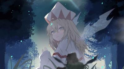 Anime Touhou Lily White 5K wallpaper