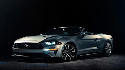 Ford mustang 2018 convertible 5k wallpaper