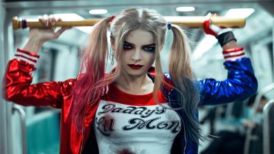 Harley quinn cosplay 2 5k wallpaper