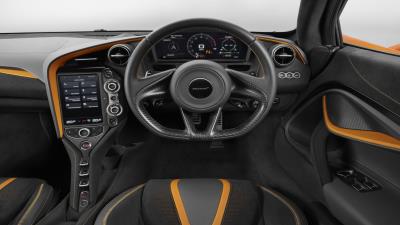 Mclaren 720s interior qhd wallpaper