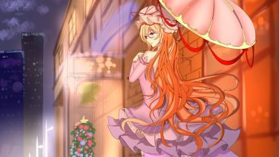 Touhou anime girl 5k wallpaper