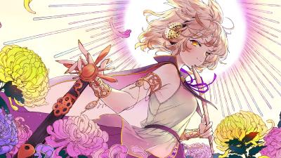 Toyosatomimi no Miko 5K wallpaper