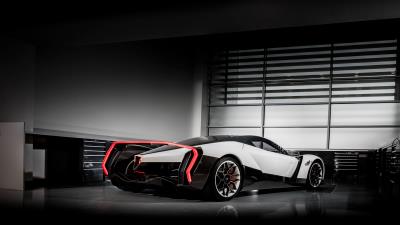 Vandas dendrobium electric hypercar wide wallpaper