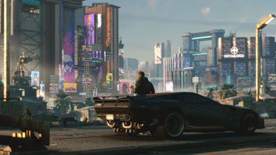 2018 cyberpunk 2077 car xw wallpaper