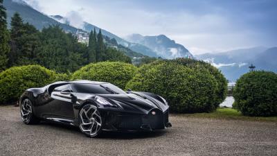 2019 bugatti la voiture noire 4k wallpaper
