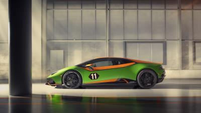 2020 lamborghini huracan evo gt side view wallpaper