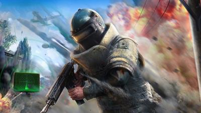 2020 pubg helmet guy wallpaper