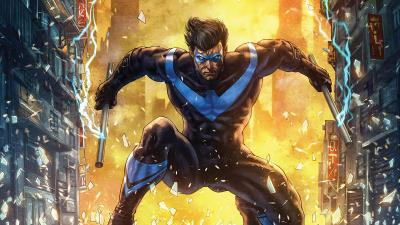 4k nightwing artwork wallpaper