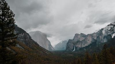 4k yosemite landscape view p1 wallpaper