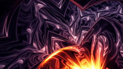 Apopysis fractal art abstract 4k wallpaper