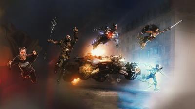 Aquaman batman batmobile cyborg justice league superman the flash wonder woman wallpaper