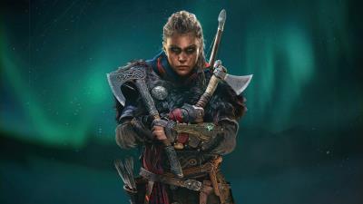 Assassins creed valhalla female eivor axe bn wallpaper