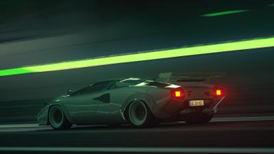 Assetto corsa game lamborghini countach wallpaper