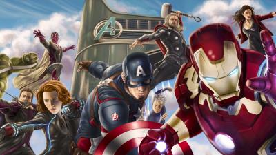 Avengers assemble artwork wallpaper
