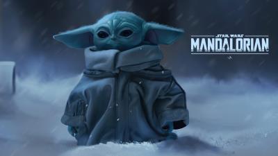 Baby yoda mandalorian star wars 4k wallpaper