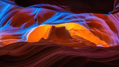 antelope canyon arizona 4k uq wallpaper