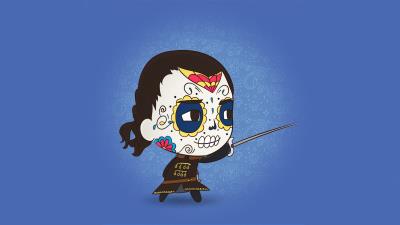 arya stark minimalism v9 wallpaper