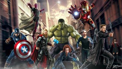 avengers art hd fd wallpaper