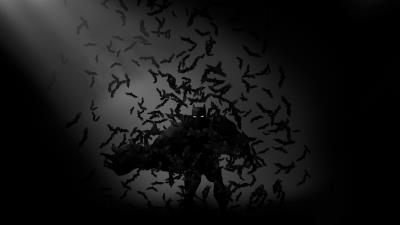 Batman bats art wallpaper